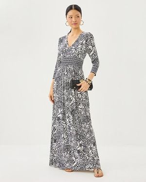 Lilly Pulitzer Roslynne V-neck Maxi Dress - White