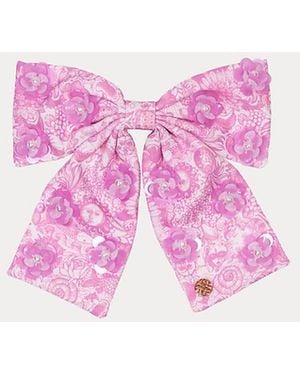 Lilly Pulitzer Large Embellished Bow Barrette - Pink