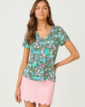 Lilly Pulitzer Maryetta Top - Green
