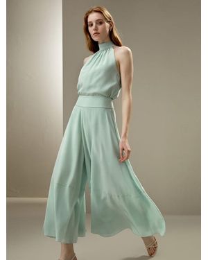 LILYSILK Seidenhose De 18Mm Crêpe De Chine Seide Breiter Taillengürtel Eleganz Und Raffinesse - Grün