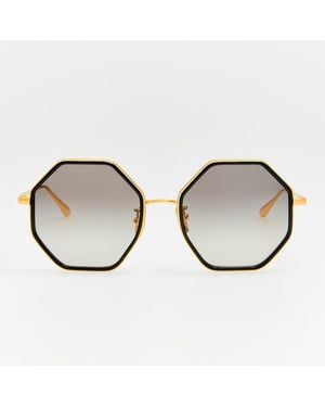 Linda Farrow Coraline Sunglasses - Brown