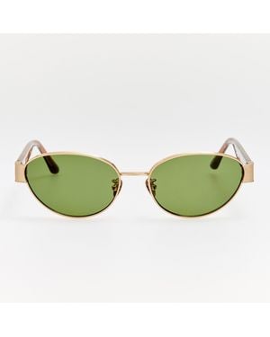 Linda Farrow Sheri Sunglasses - Green