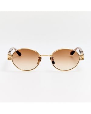 Linda Farrow Phoebe Sunglasses - Brown