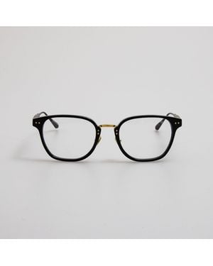 Linda Farrow Men's Jeffrey Optical Frame - Metallic