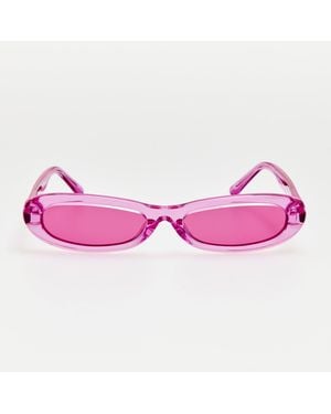 The Attico x Linda Farrow Andrea Sunglasses - Pink