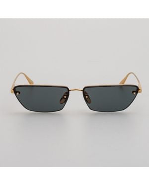 Linda Farrow Cleo Sunglasses - Brown