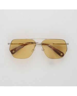 Jacquemus Aviador Sunglasses - Metallic