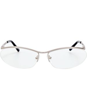 The Attico x Linda Farrow Charlotte Optical - Metallic