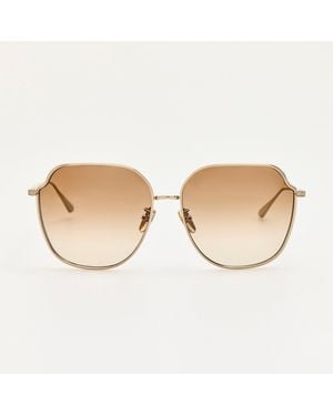 Linda Farrow Jasmine Sunglasses - Brown