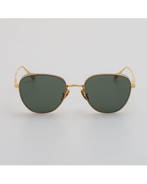 Linda Farrow Hardy Sunglasses - Green