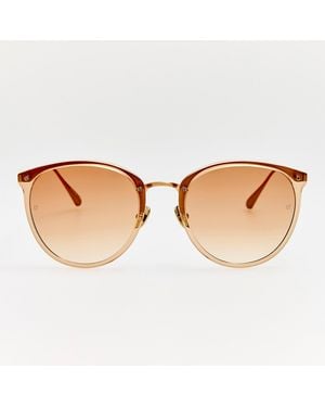 Linda Farrow Calthorpe Sunglasses - Brown