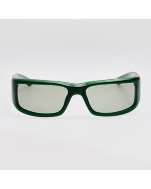 Jacquemus Aero Sunglasses - Green