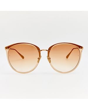 Linda Farrow Kings Sunglasses - Brown