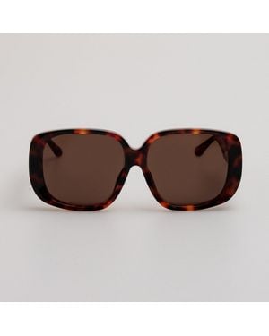 Linda Farrow Astrid Oversized Sunglasses - Black