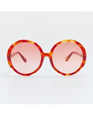 Linda Farrow Otavia Sunglasses - Red