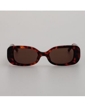 Linda Farrow Lola Sunglasses - Brown