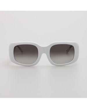 Linda Farrow Celeste Oversize Sunglasses - Grey