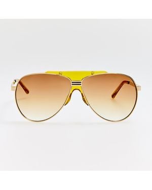 The Attico Amelia Sunglasses - Brown