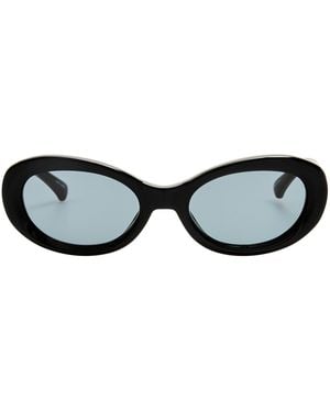 Dries Van Noten Oval Sunglasses - Black
