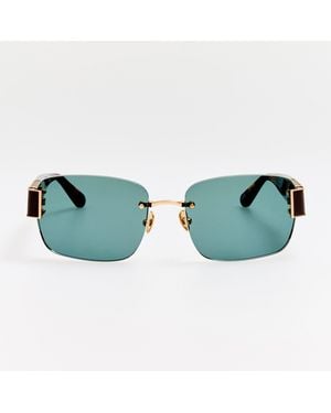 Linda Farrow Jessica Sunglasses - Green