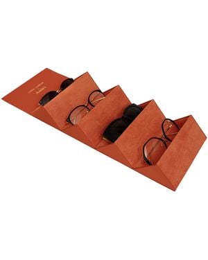 Linda Farrow Four Pair Annie's Ibiza Travelcase - Orange