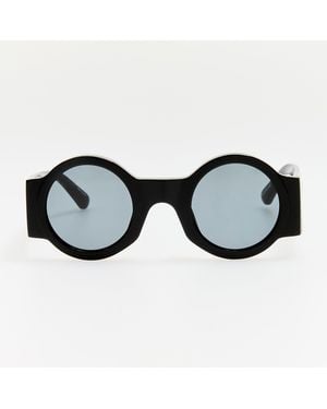 Dries Van Noten Round Sunglasses - Black
