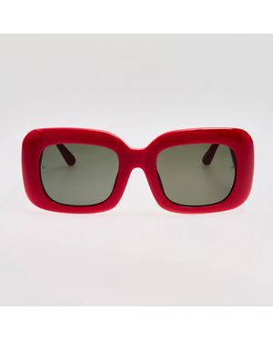 Linda Farrow Emmy Sunglasses - Red