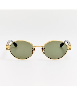 Linda Farrow Phoebe Sunglasses - Brown