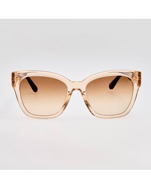 Linda Farrow Tamara Cat Eye Sunglasses - Brown