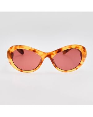 Jacquemus Rond Sunglasses - Red