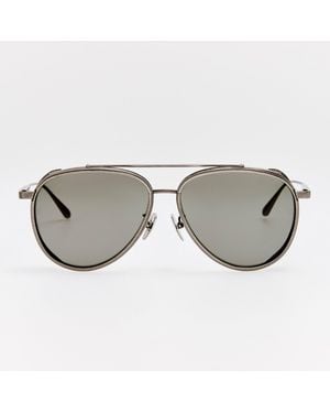 Linda Farrow Cortes Explorer Sunglasses - Grey