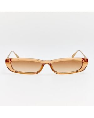 Linda Farrow Darya Sunglasses - Brown