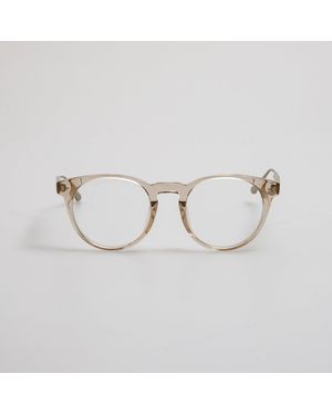 Linda Farrow Kaan Oval Optical Frame - Metallic