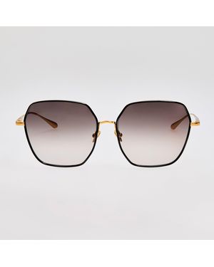 Linda Farrow Darcie Sunglasses - Brown