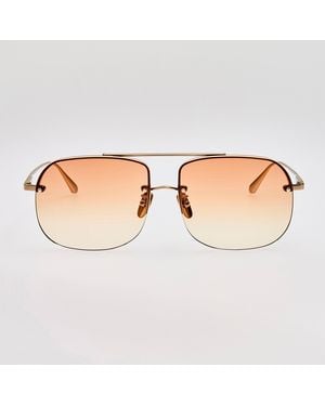 Linda Farrow Seren Sunglasses - Brown