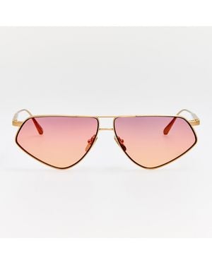 Linda Farrow Tarian Sunglasses - Pink