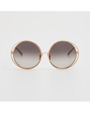 Linda Farrow Selene Sunglasses - Grey