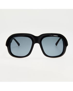 Dries Van Noten Oversize Sunglasses - Black