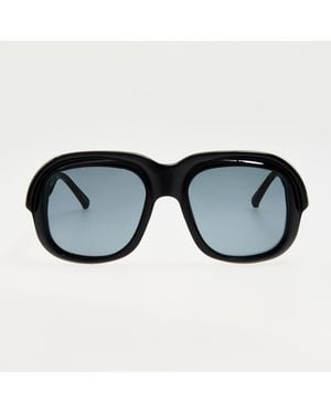 Dries Van Noten Oversize Sunglasses - Black