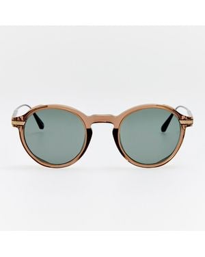 Linda Farrow Orion Explorer Sunglasses - Brown