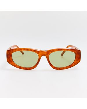 The Attico Maya D-frame Sunglasses - Brown