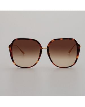 Linda Farrow Sofia Sunglasses - Black