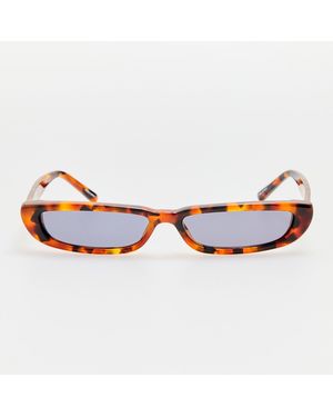 The Attico x Linda Farrow Thea Angular Sunglasses - Blue