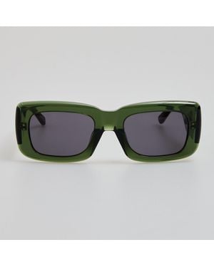 The Attico x Linda Farrow Marfa Sunglasses - Green