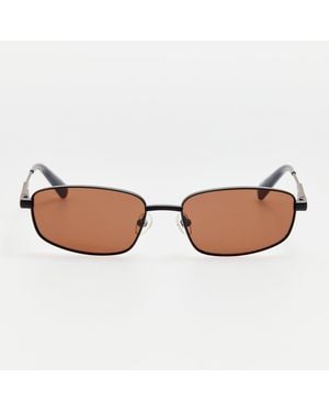 Jacquemus Sera Sunglasses - Brown