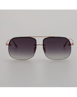 Linda Farrow Seren Sunglasses - Purple