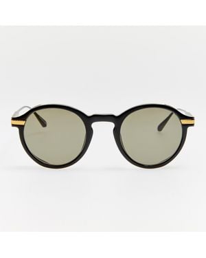 Linda Farrow Orion Explorer Sunglasses - Brown