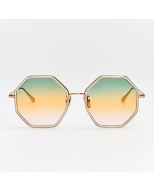 Linda Farrow Coraline Sunglasses - Brown