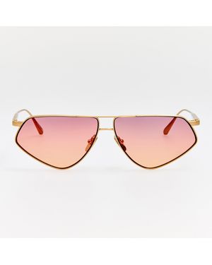 Linda Farrow Tarian Sunglasses - Pink