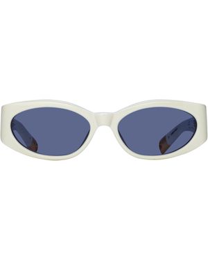 Jacquemus Ovalo Oval Sunglasses - Blue